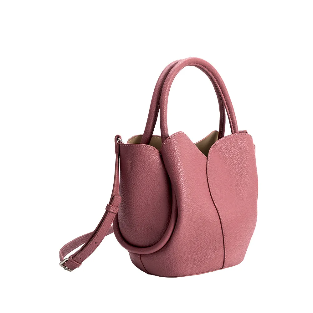 Tulip Mauve Recycled Vegan Top Handle Bag sold by Melie Bianco product image thumbnail 2