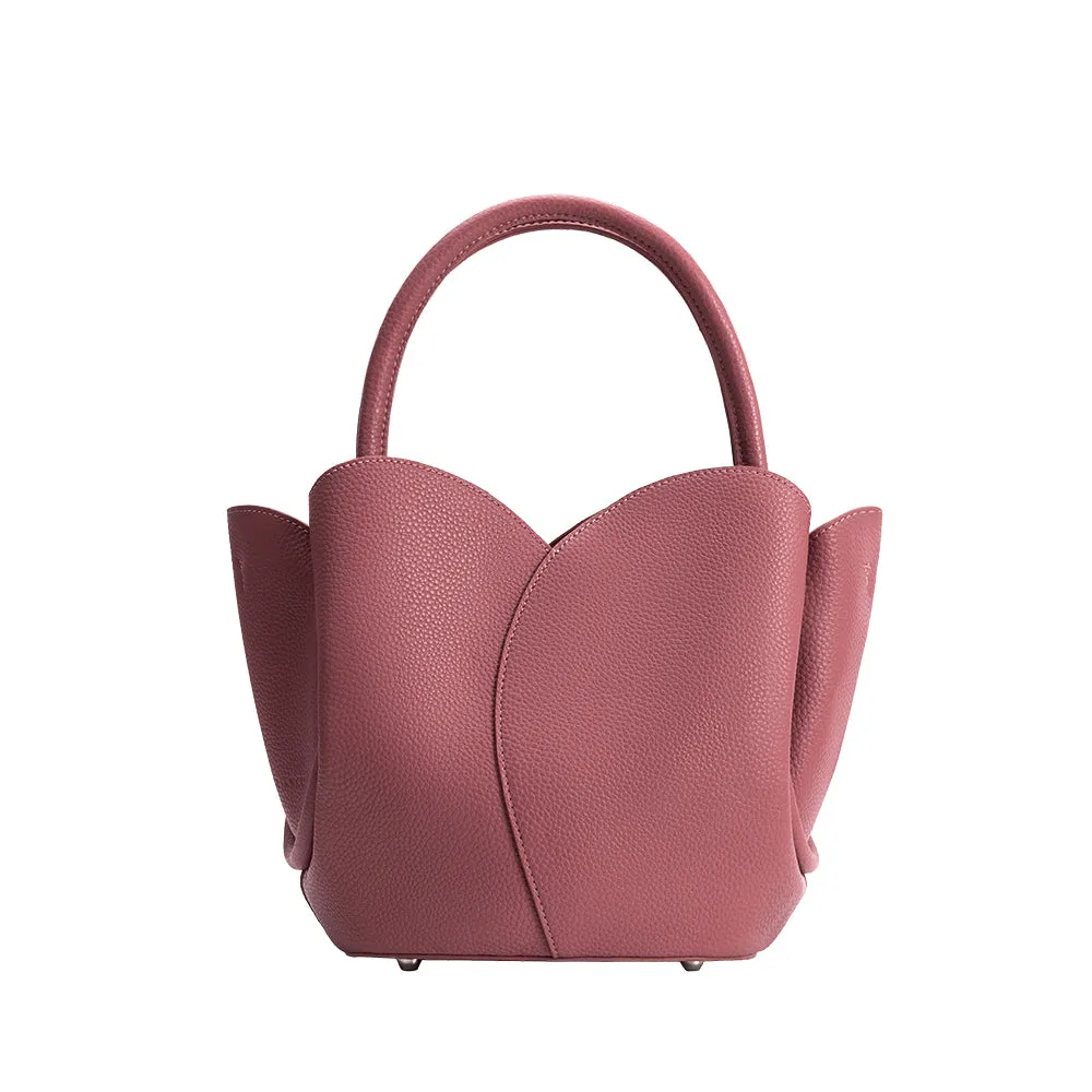 Tulip Mauve Recycled Vegan Top Handle Bag sold by Melie Bianco product image thumbnail 3