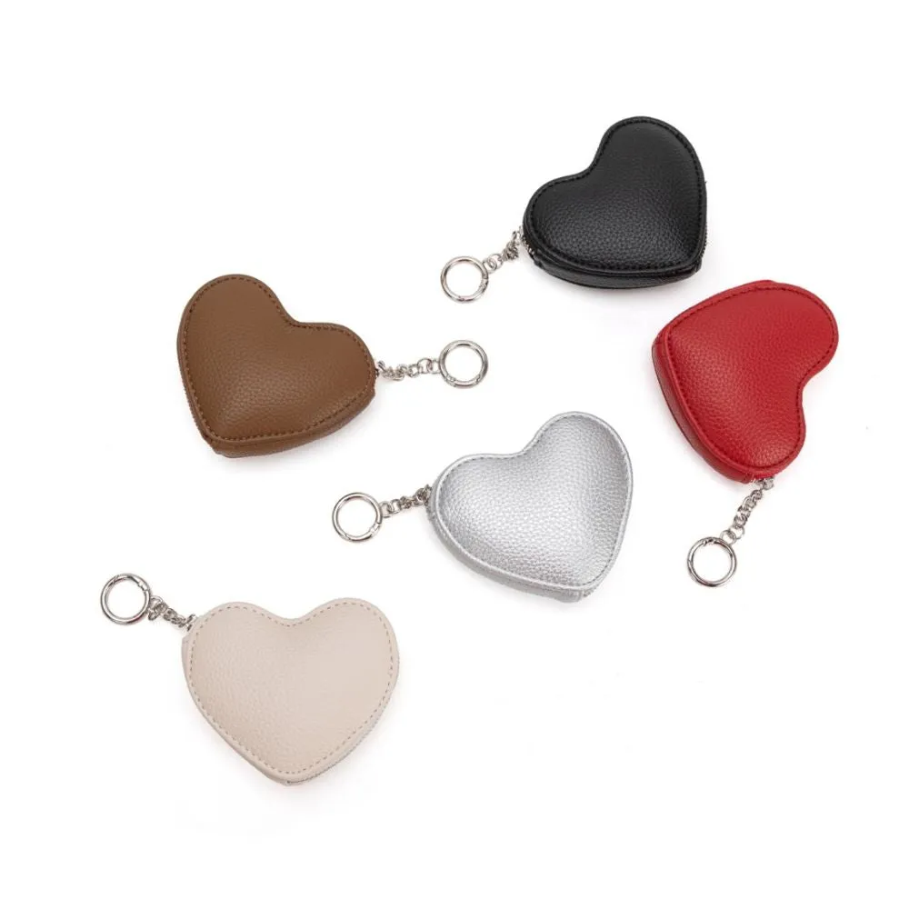 Puffy Heart Tan Vegan Bag Charm sold by Melie Bianco product image thumbnail 5