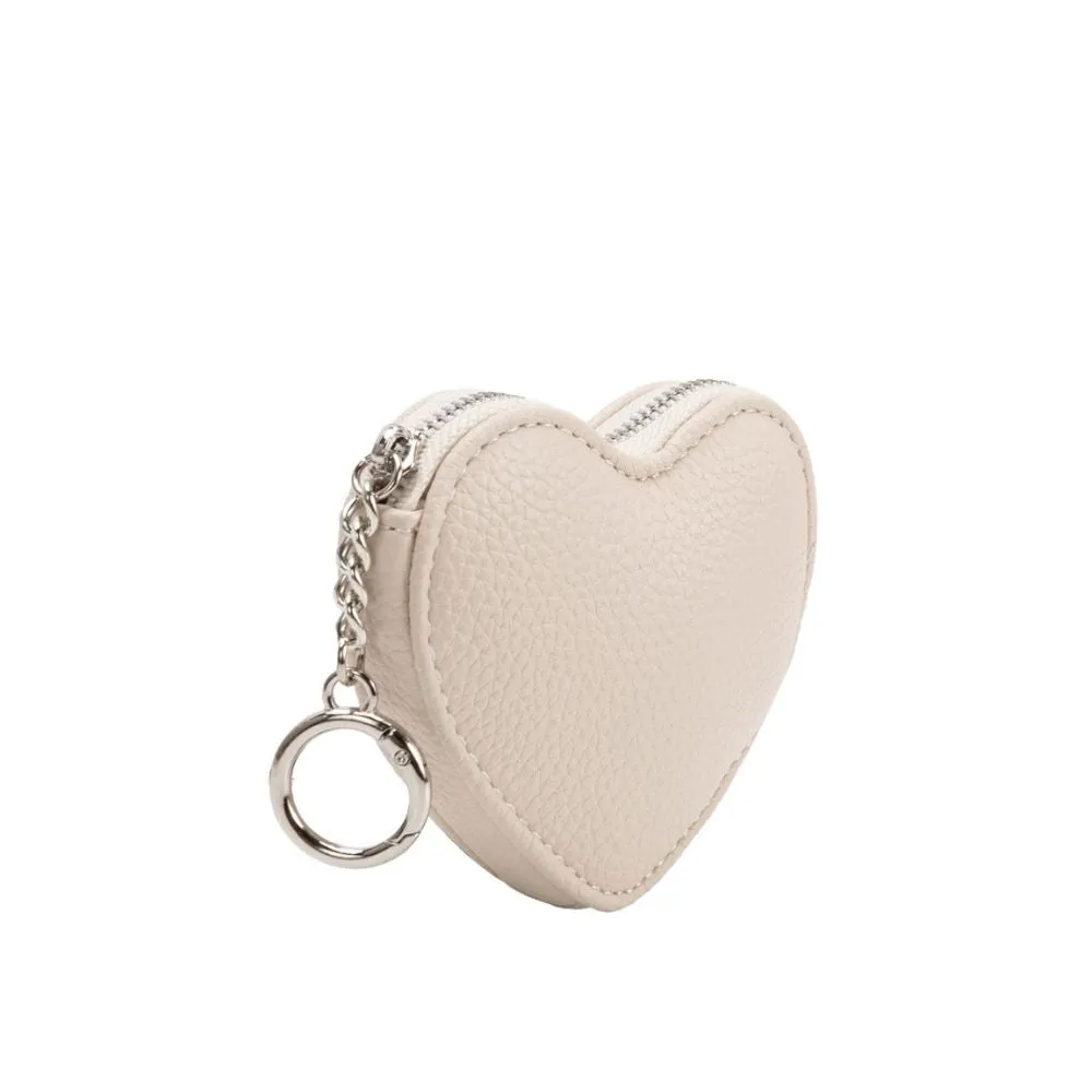 Puffy Heart Ivory Vegan Bag Charm sold by Melie Bianco product image thumbnail 2