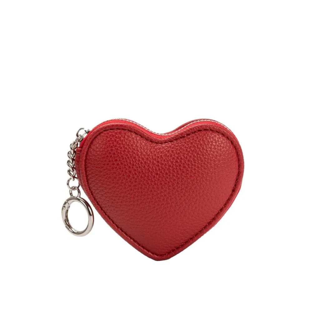 Puffy Heart Red Vegan Bag Charm sold by Melie Bianco
