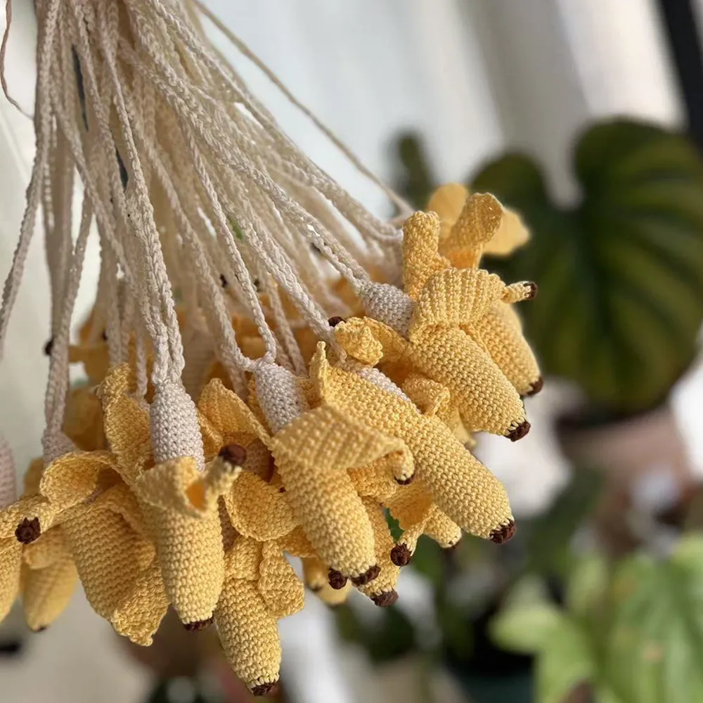 Banana Yellow Crochet Bag Charm sold by Melie Bianco product image thumbnail 2