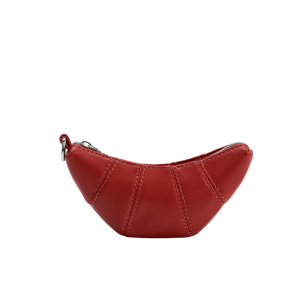 Croissant Mini Red Vegan Bag Charm sold by Melie Bianco product image thumbnail 3