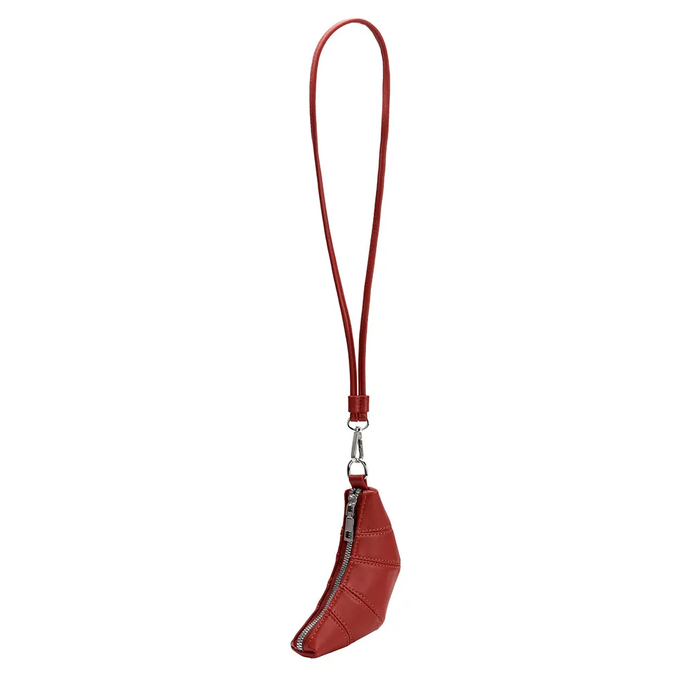 Croissant Mini Red Vegan Bag Charm sold by Melie Bianco product image thumbnail 2