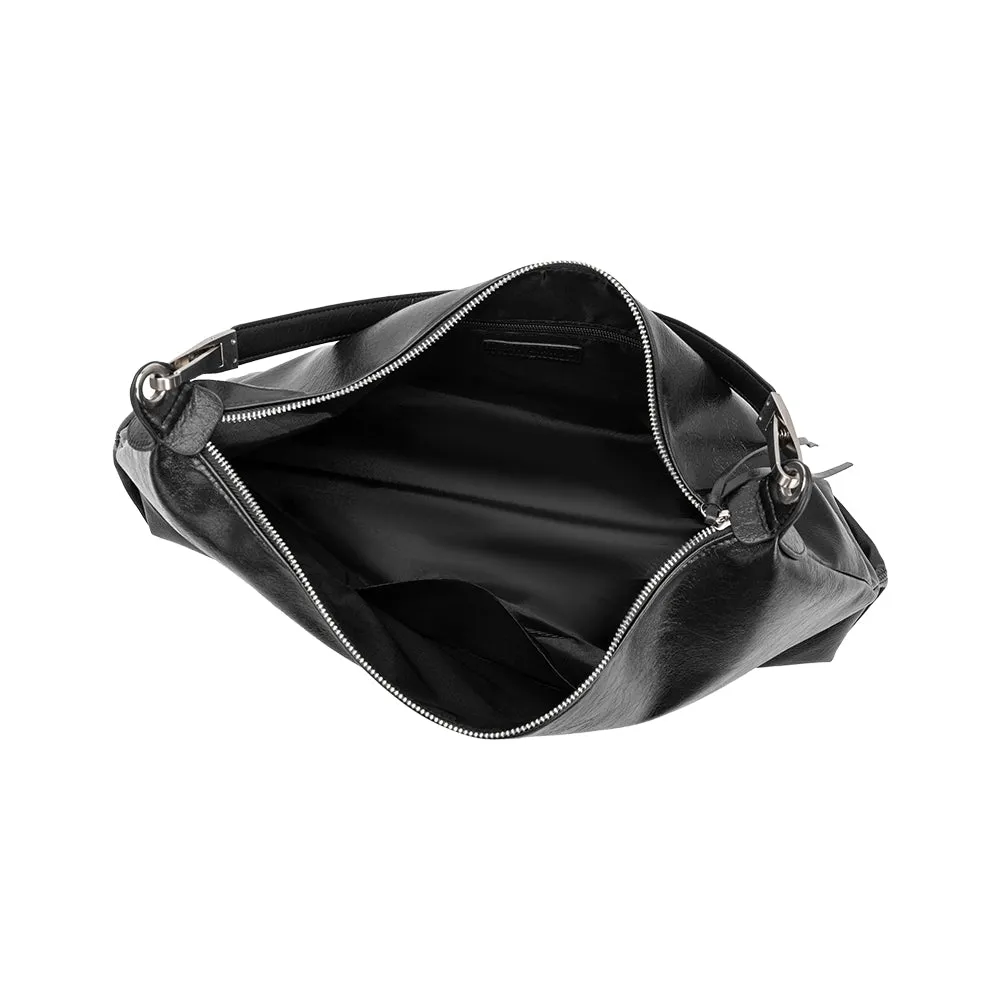 Charlie Black XL Recycled Vegan Tote Bag sold by Melie Bianco product image thumbnail 4
