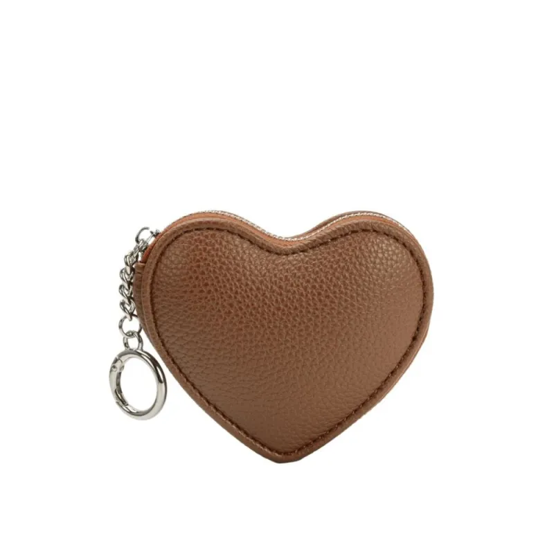 Puffy Heart Chocolate Vegan Bag Charm sold by Melie Bianco