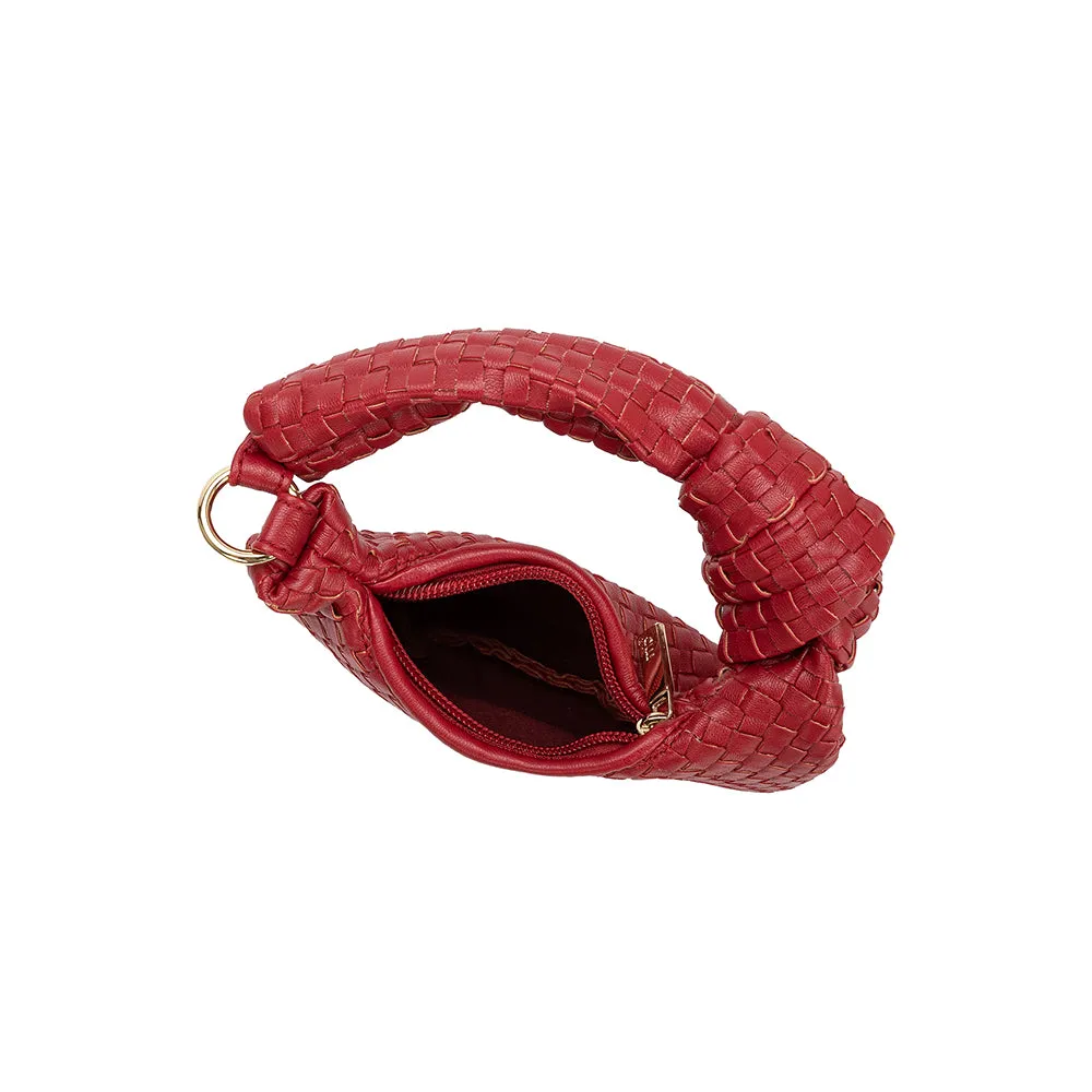 Brigitte Red Woven Charm sold by Melie Bianco product image thumbnail 4