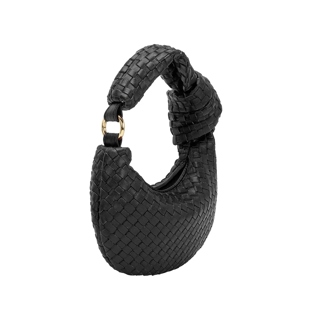 Brigitte Black Woven Charm sold by Melie Bianco product image thumbnail 2