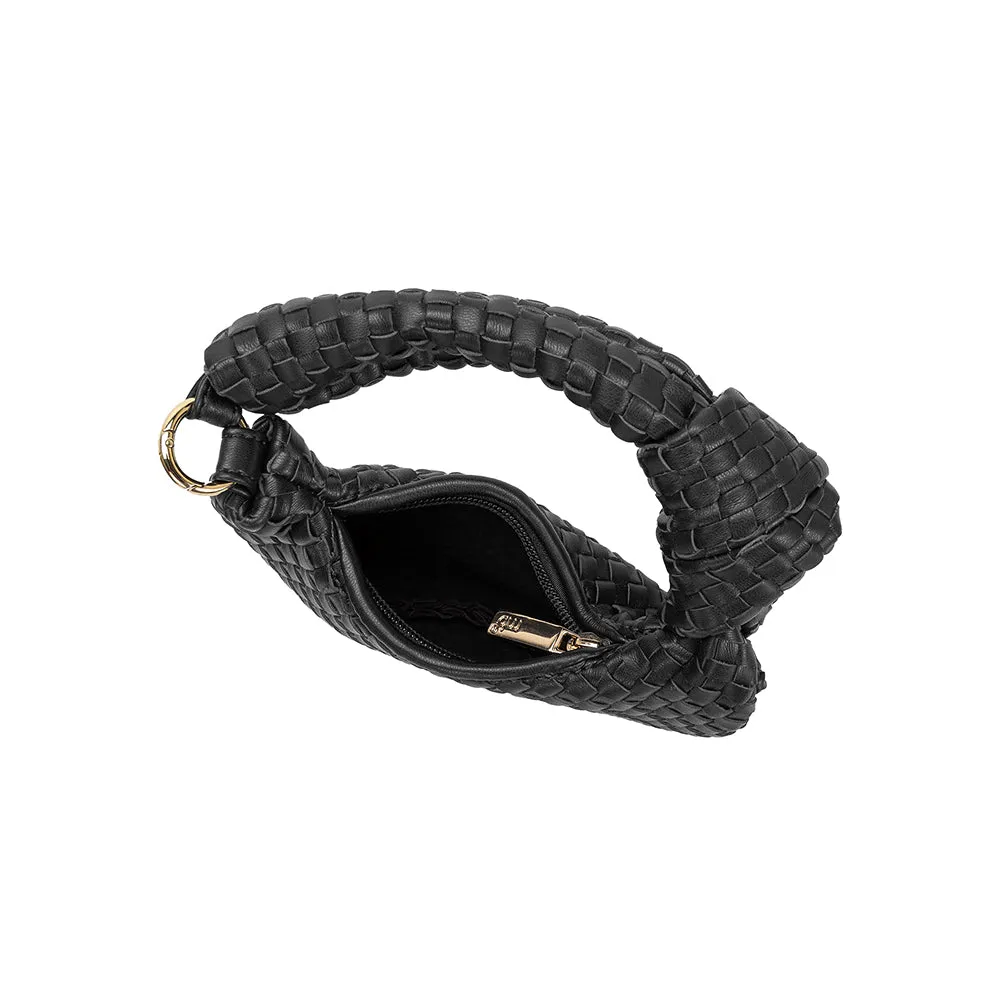 Brigitte Black Woven Charm sold by Melie Bianco product image thumbnail 4
