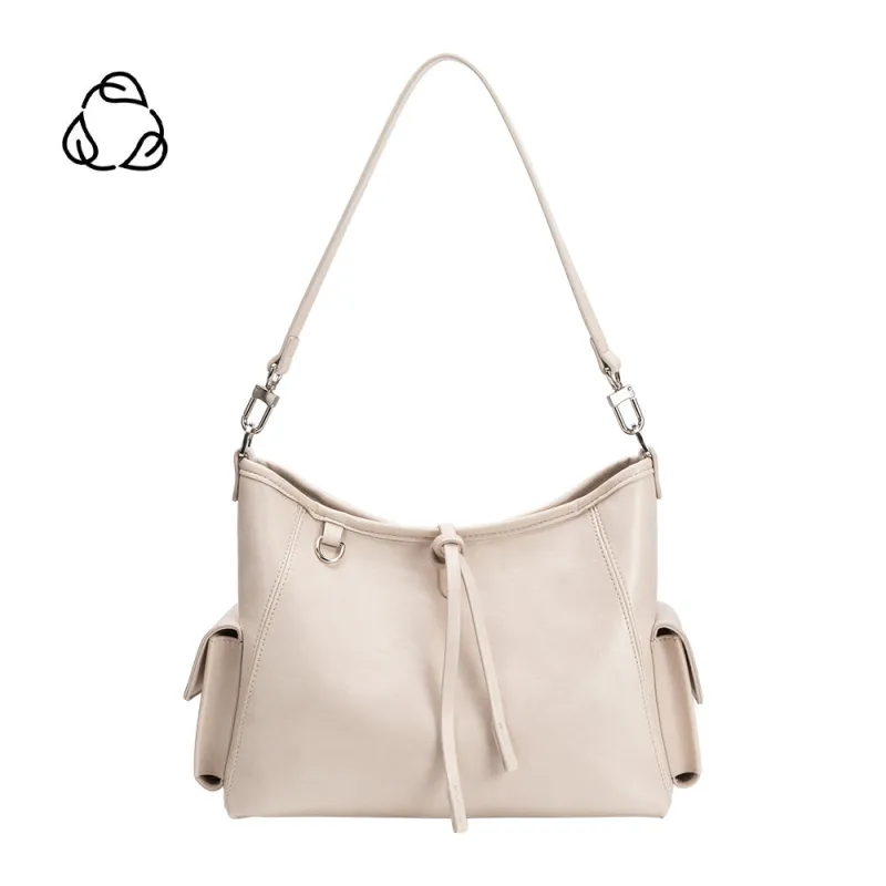 Rory Bone Recycled Vegan Shoulder Bag sold by Melie Bianco