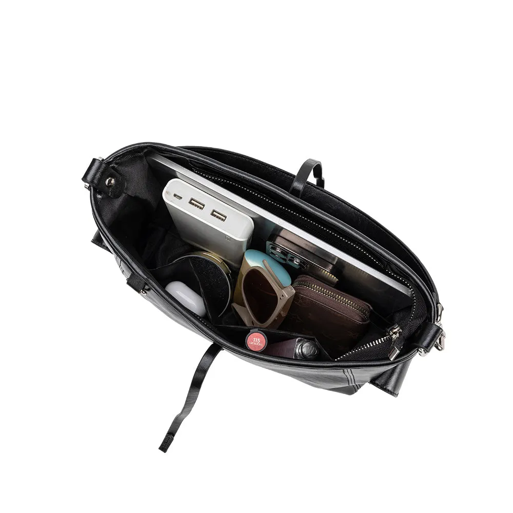 Rory Bone Recycled Vegan Shoulder Bag sold by Melie Bianco product image thumbnail 5