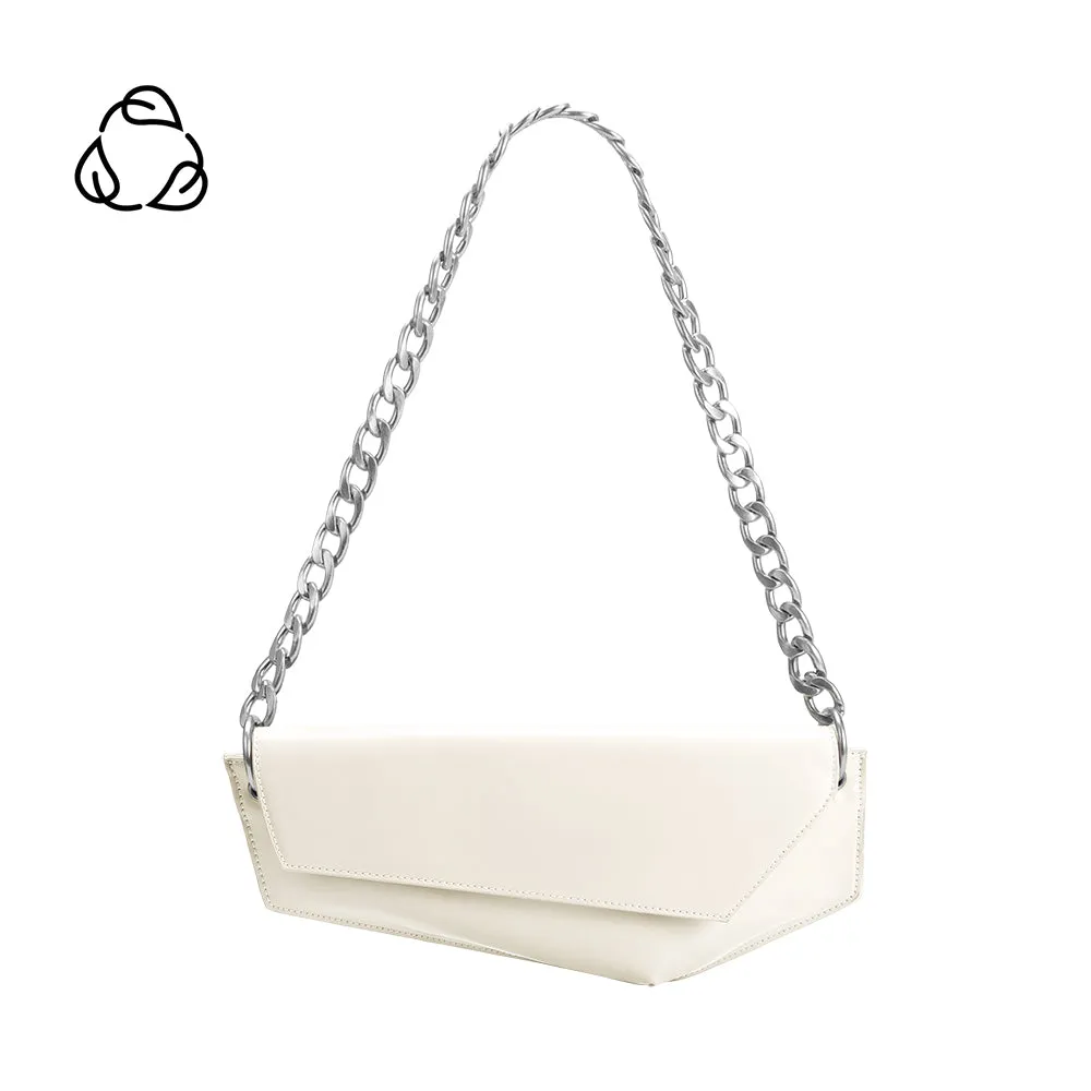 Gabrielle Ivory Recycled Vegan Shoulder Bag sold by Melie Bianco