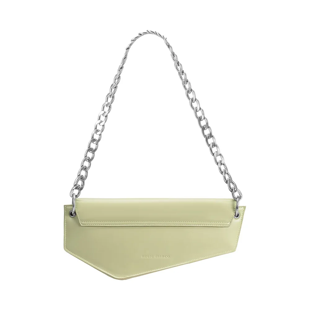 Gabrielle Pistachio Recycled Vegan Shoulder Bag sold by Melie Bianco product image thumbnail 3