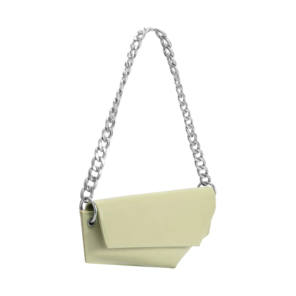 Gabrielle Pistachio Recycled Vegan Shoulder Bag sold by Melie Bianco product image thumbnail 2