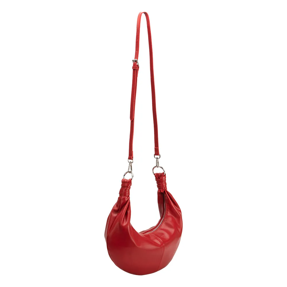 Corie Red Recycled Vegan Crossbody Bag sold by Melie Bianco product image thumbnail 4