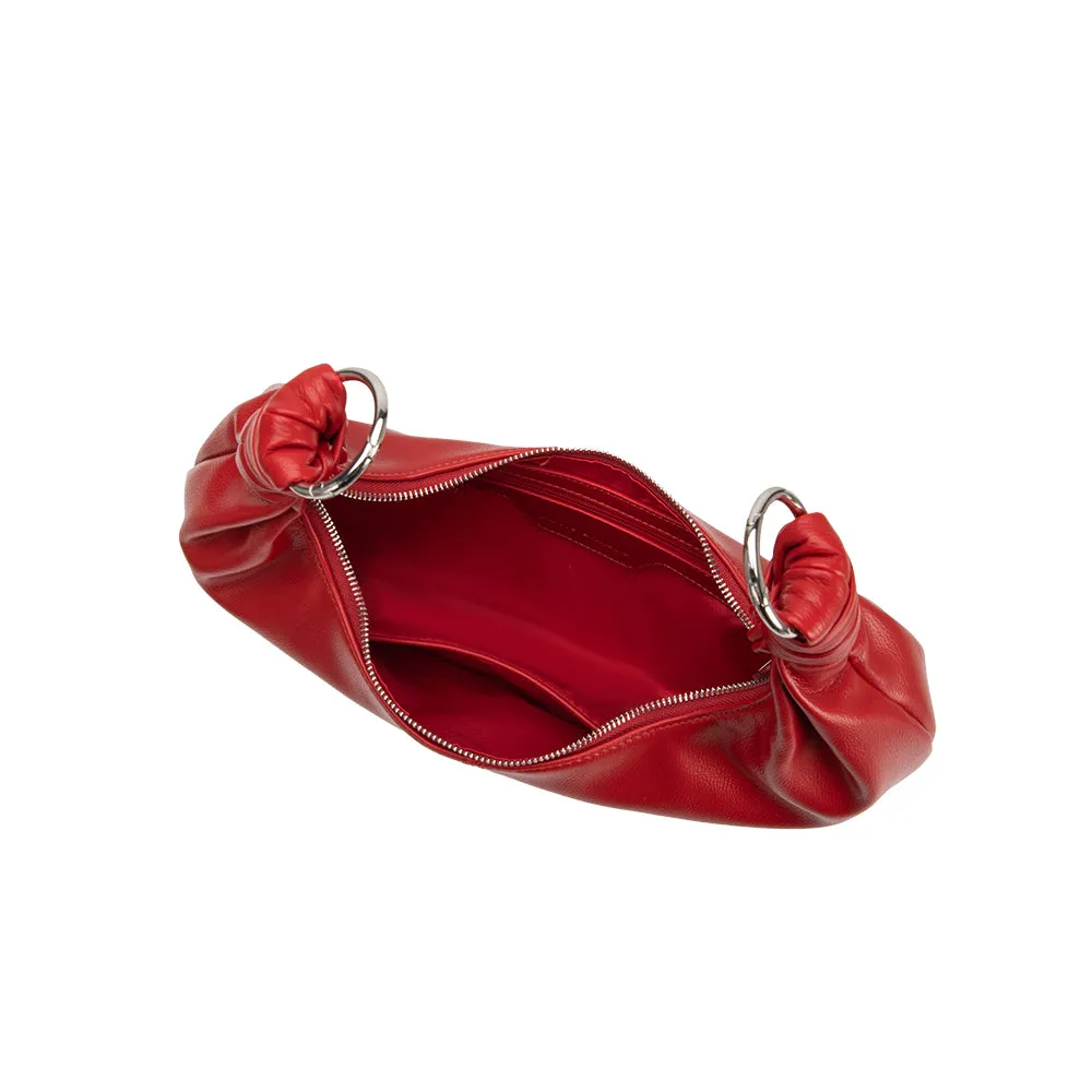 Corie Red Recycled Vegan Crossbody Bag sold by Melie Bianco product image thumbnail 5