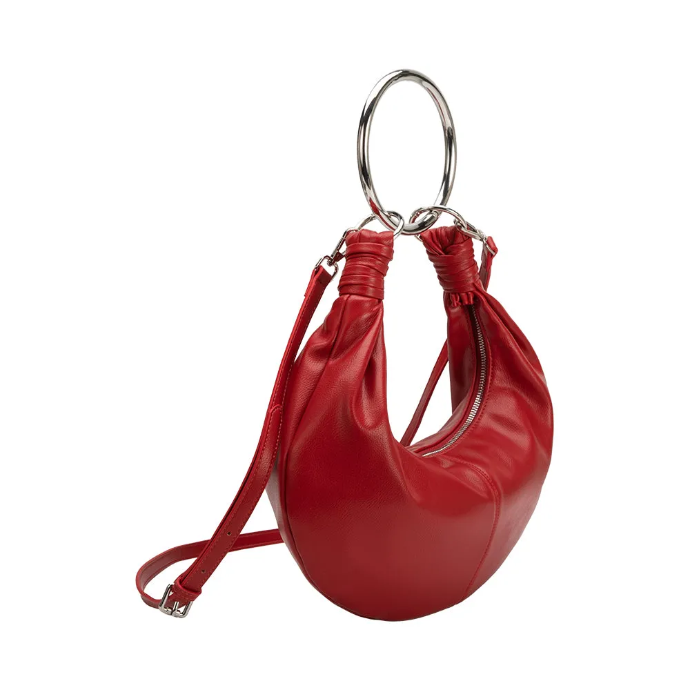 Corie Red Recycled Vegan Crossbody Bag sold by Melie Bianco product image thumbnail 2