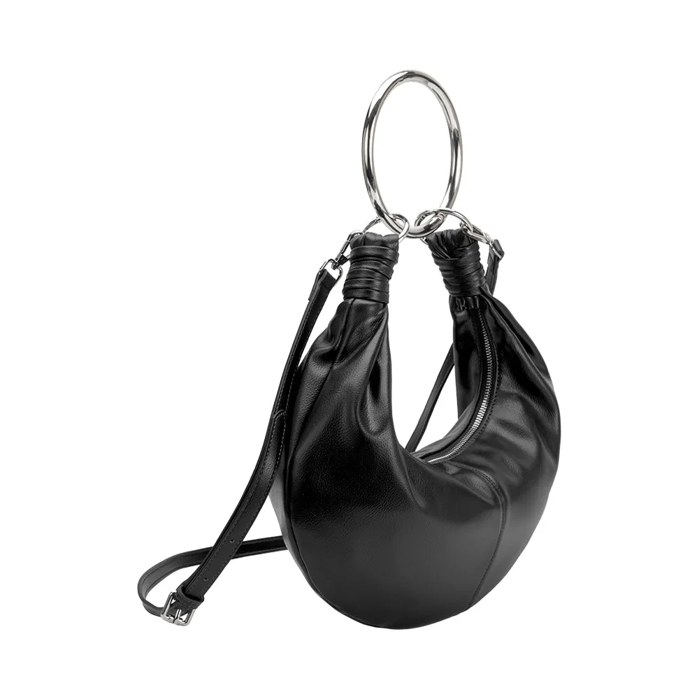 Corie Black Recycled Vegan Crossbody Bag sold by Melie Bianco product image thumbnail 2