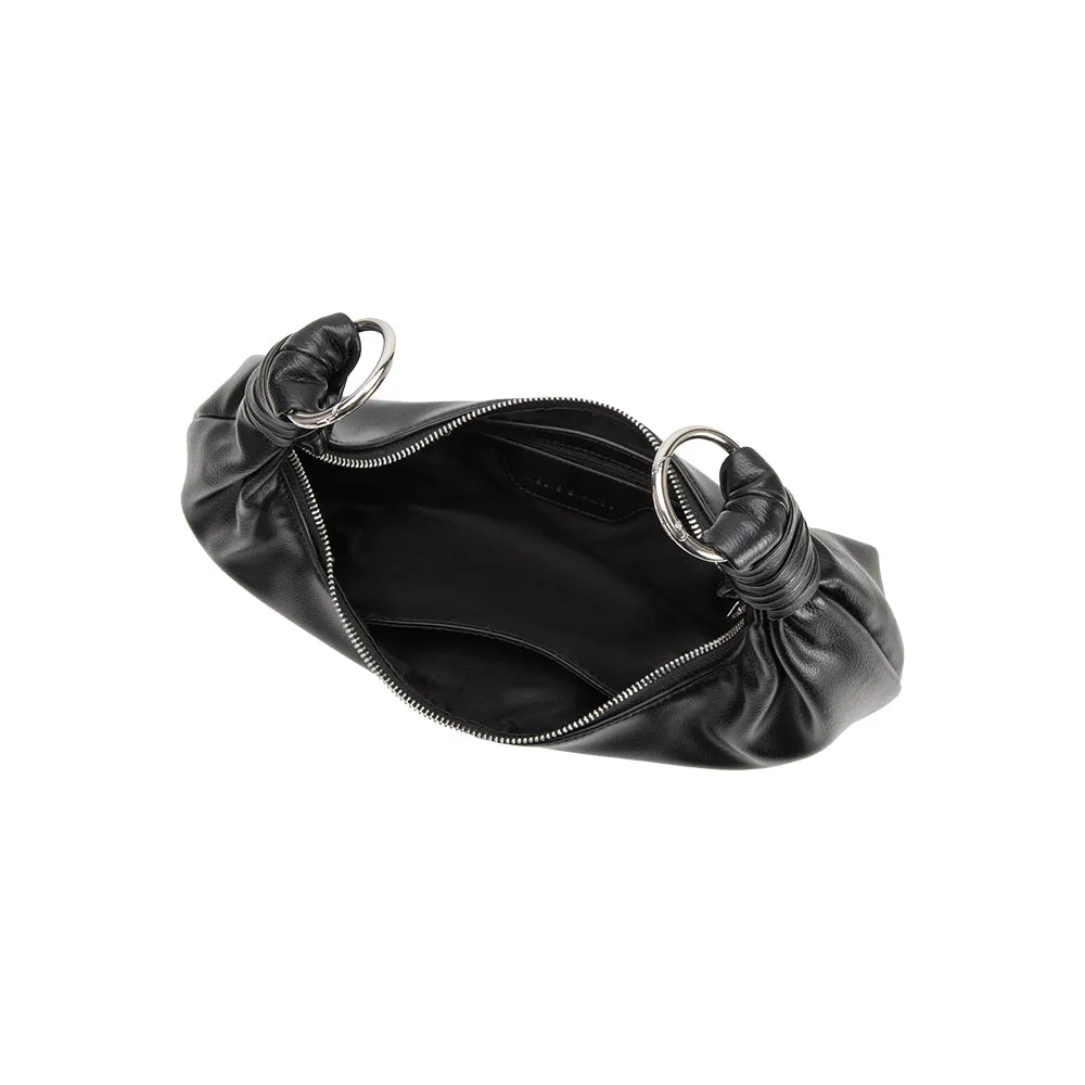 Corie Black Recycled Vegan Crossbody Bag sold by Melie Bianco product image thumbnail 5