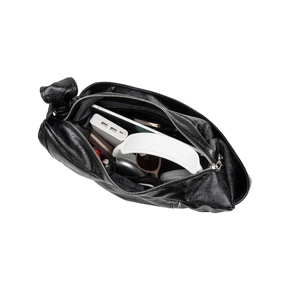 Bambi Ivory Vegan Leather Shoulder Bag sold by Melie Bianco product image thumbnail 5