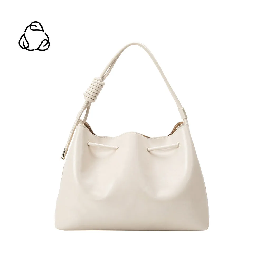 Margot Ivory Recycled Vegan Crossbody Bag sold by Melie Bianco