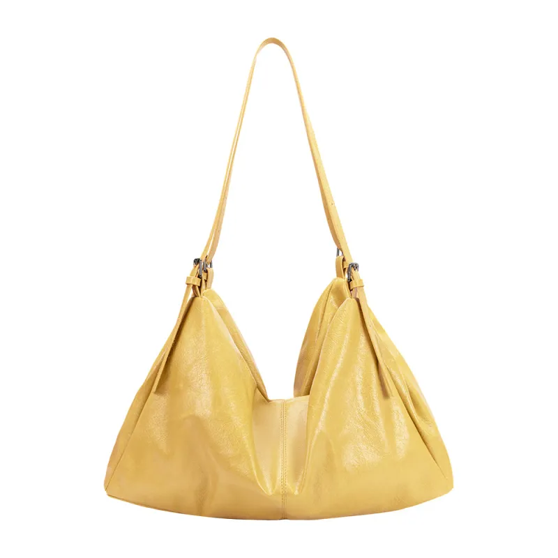 Samantha Yellow Recycled Vegan Tote Bag sold by Melie Bianco