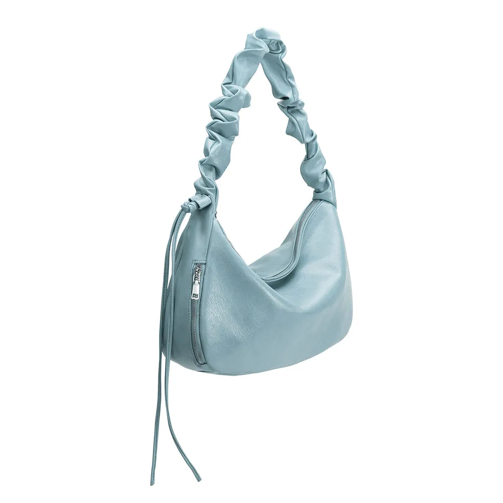 Reign Blue Vegan Leather Shoulder Bag sold by Melie Bianco product image thumbnail 2