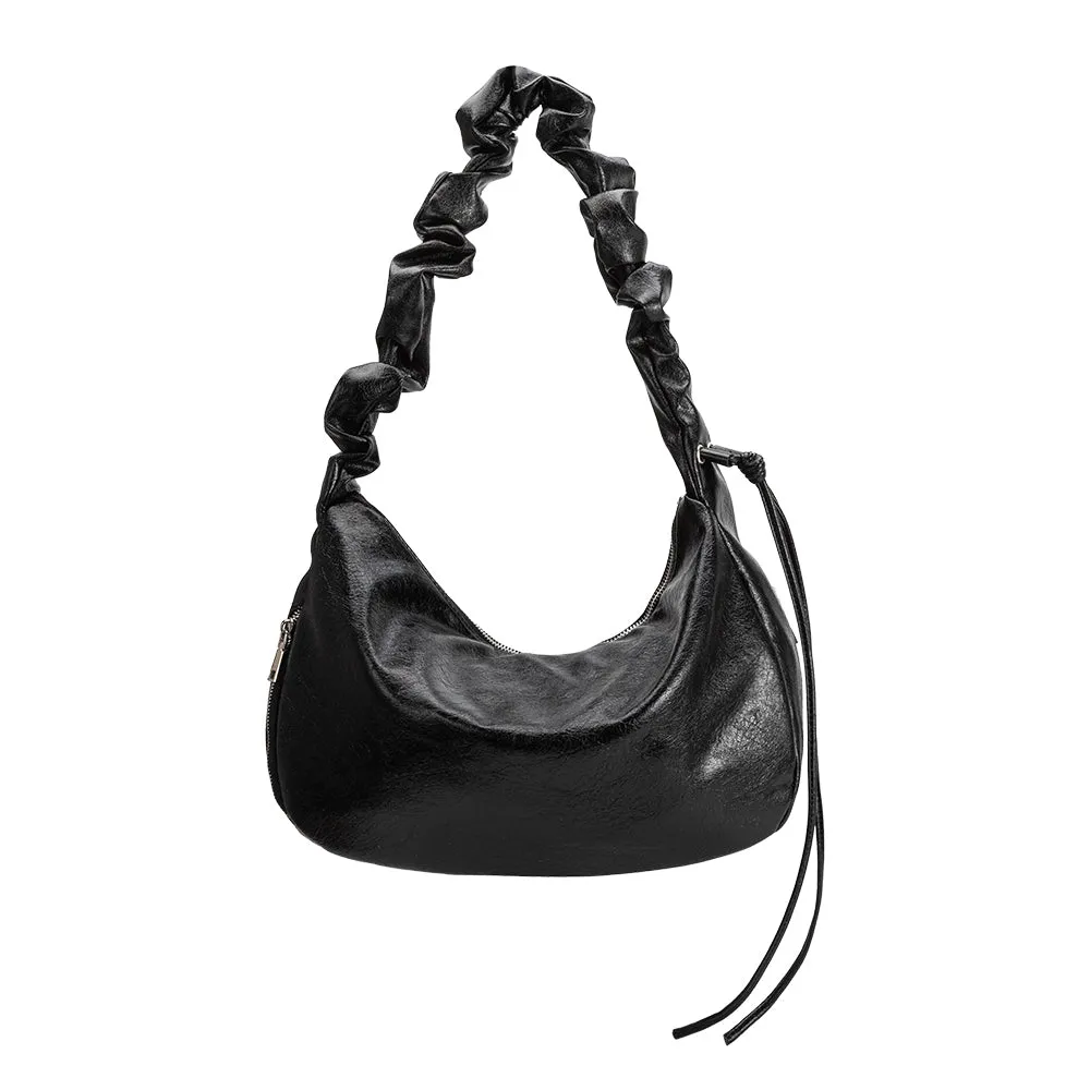 Reign Black Vegan Leather Shoulder Bag sold by Melie Bianco product image thumbnail 3