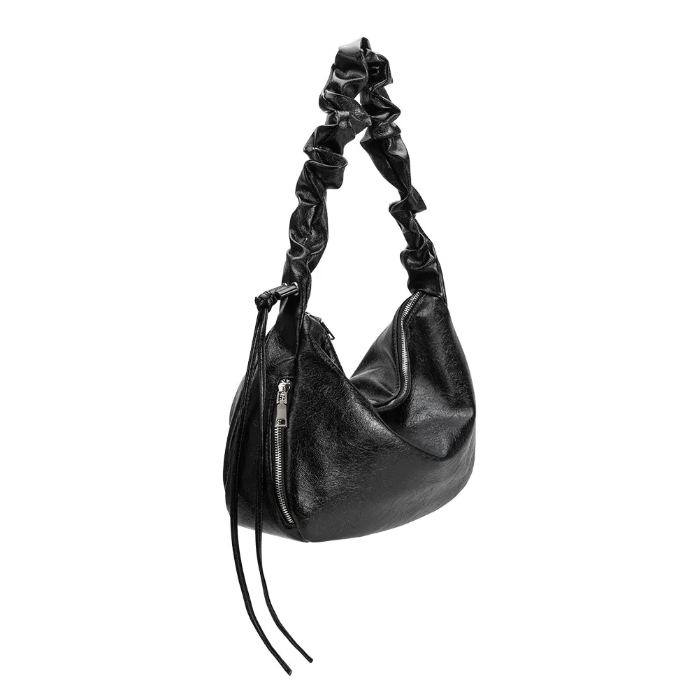 Reign Black Vegan Leather Shoulder Bag sold by Melie Bianco product image thumbnail 2