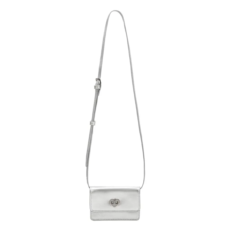 Hart Silver Vegan Leather Card Holder sold by Melie Bianco