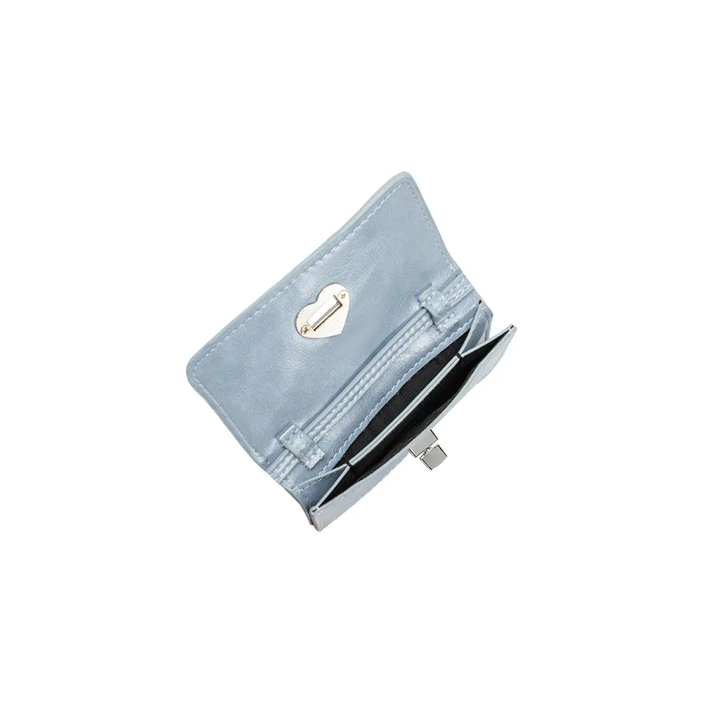 Hart Blue Vegan Leather Card Holder sold by Melie Bianco product image thumbnail 4