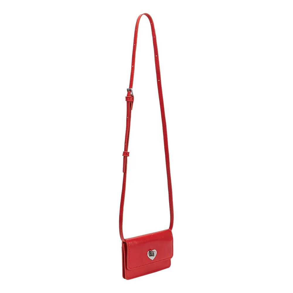 Hart Red Vegan Leather Card Holder sold by Melie Bianco product image thumbnail 2