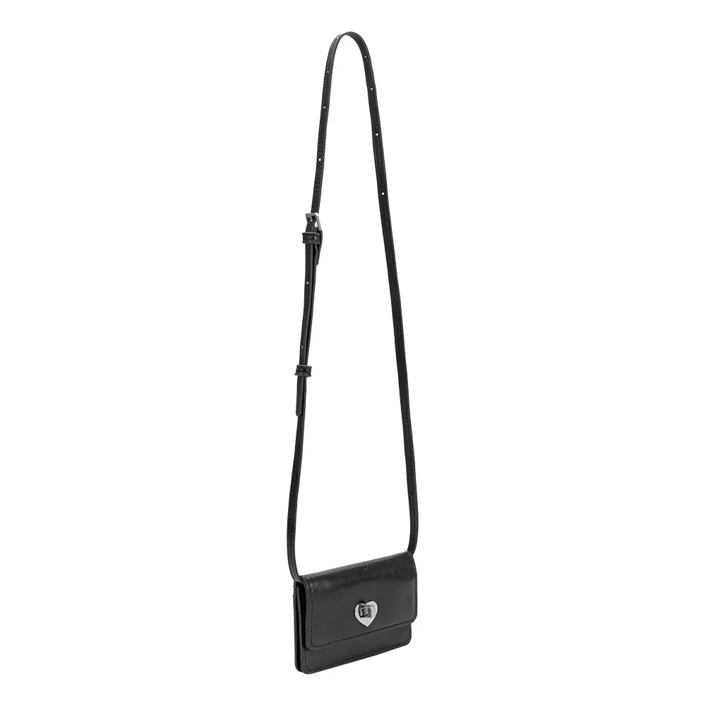 Hart Black Vegan Leather Card Holder sold by Melie Bianco product image thumbnail 2