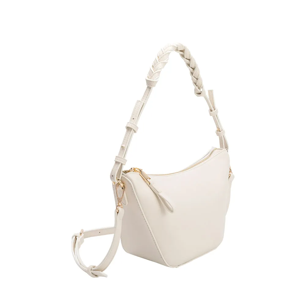 Audrina Ivory Recycled Vegan Crossbody Bag sold by Melie Bianco product image thumbnail 2