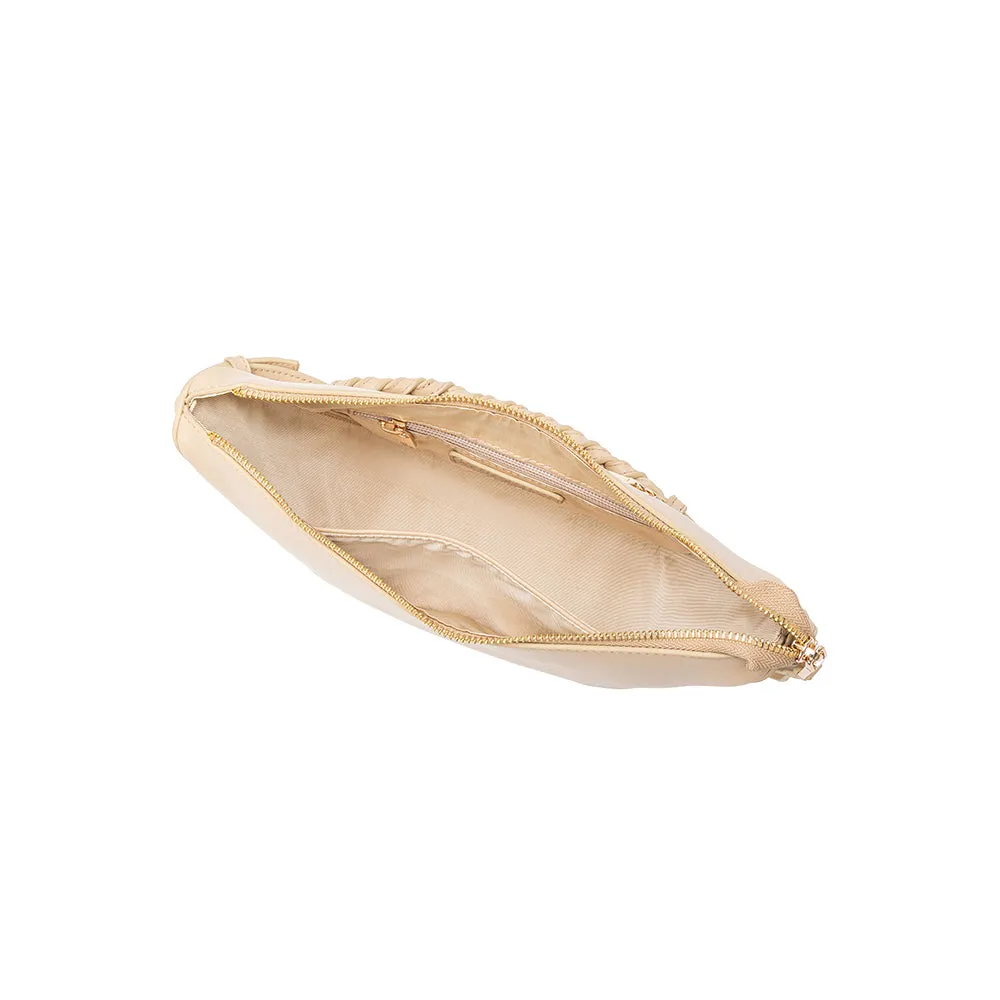 Audrina Nude Recycled Vegan Crossbody Bag sold by Melie Bianco product image thumbnail 4