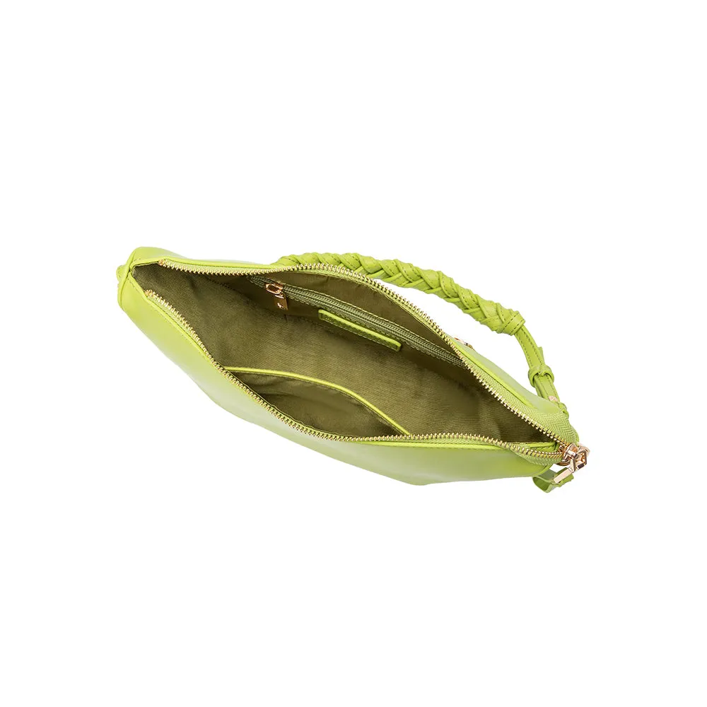 Audrina Pistachio Recycled Vegan Crossbody Bag sold by Melie Bianco product image thumbnail 4