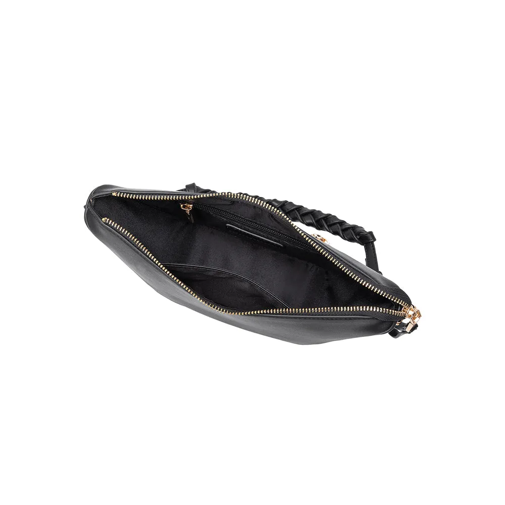 Audrina Black Recycled Vegan Crossbody Bag sold by Melie Bianco product image thumbnail 4