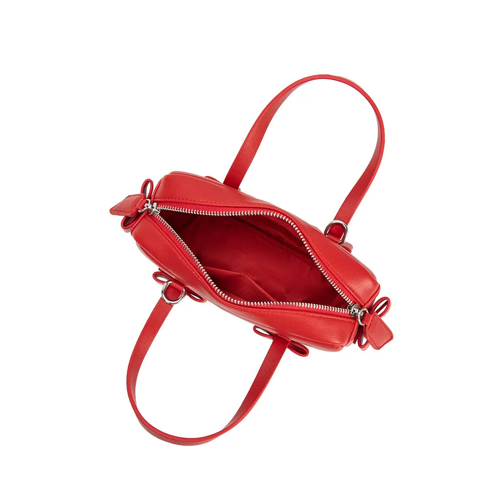 Dionne Red Recycled Vegan Crossbody Bag sold by Melie Bianco product image thumbnail 4