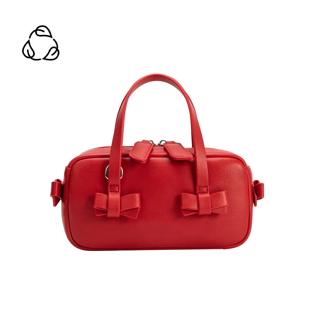 Dionne Red Recycled Vegan Crossbody Bag sold by Melie Bianco