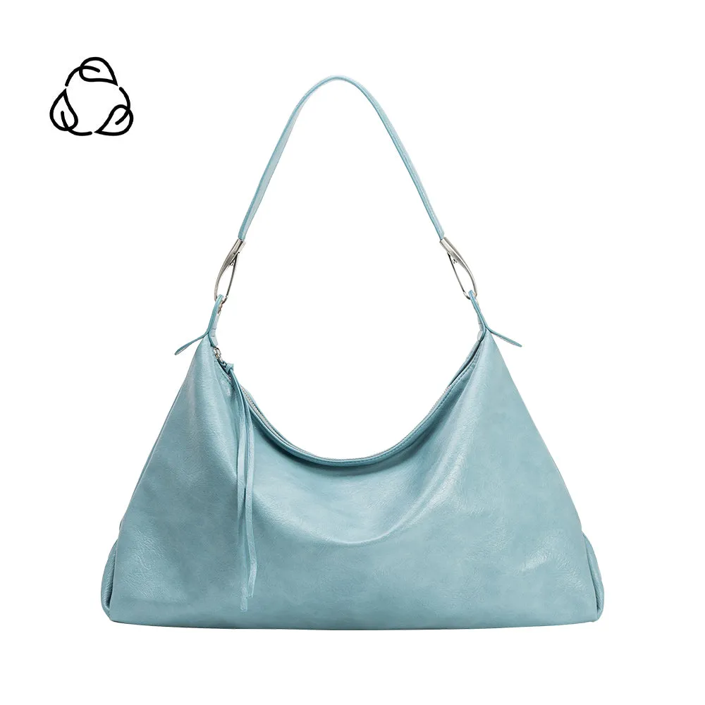 Charlie Blue XL Recycled Vegan Tote Bag sold by Melie Bianco