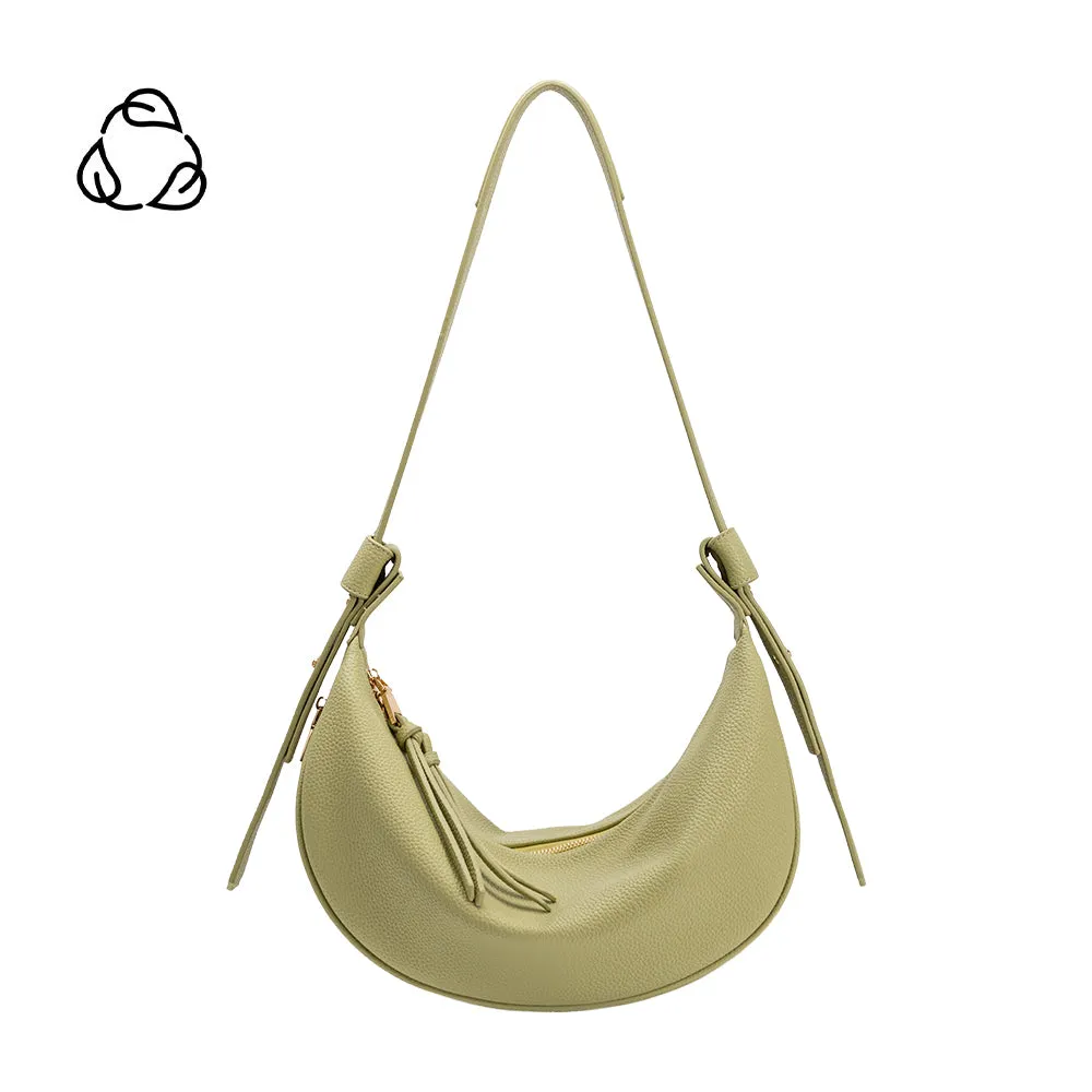 Hayden Pistachio Recycled Vegan Crossbody Bag sold by Melie Bianco