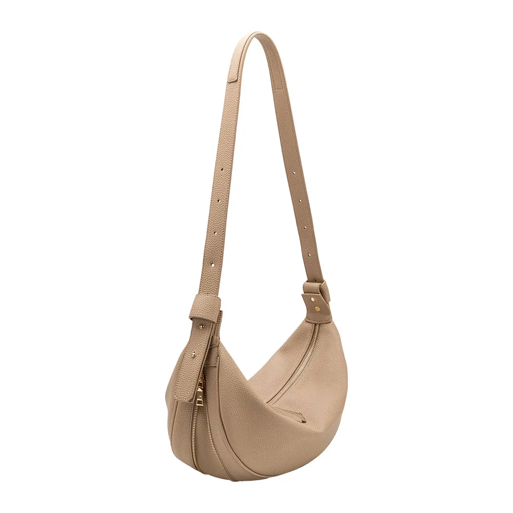 Hayden Nude Recycled Vegan Crossbody Bag sold by Melie Bianco product image thumbnail 5