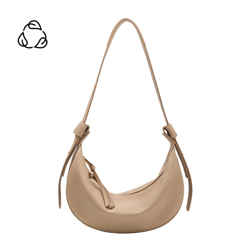 Hayden Nude Recycled Vegan Crossbody Bag sold by Melie Bianco