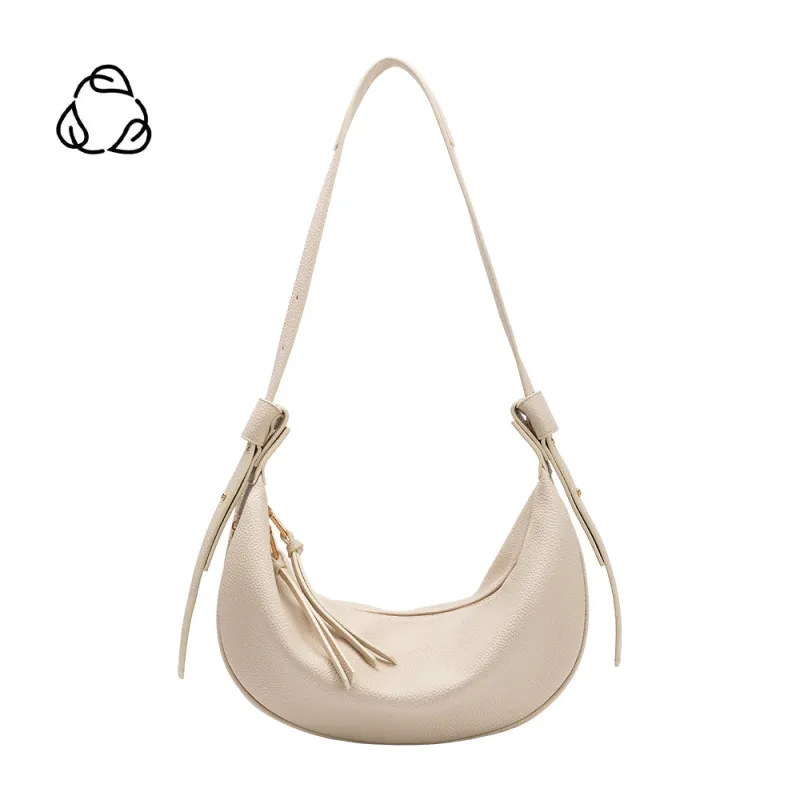 Hayden Ivory Recycled Vegan Crossbody Bag sold by Melie Bianco