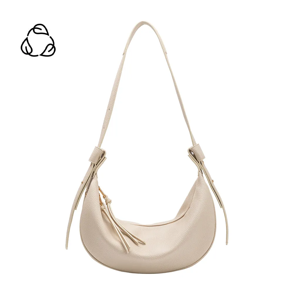 Hayden Ivory Recycled Vegan Crossbody Bag sold by Melie Bianco
