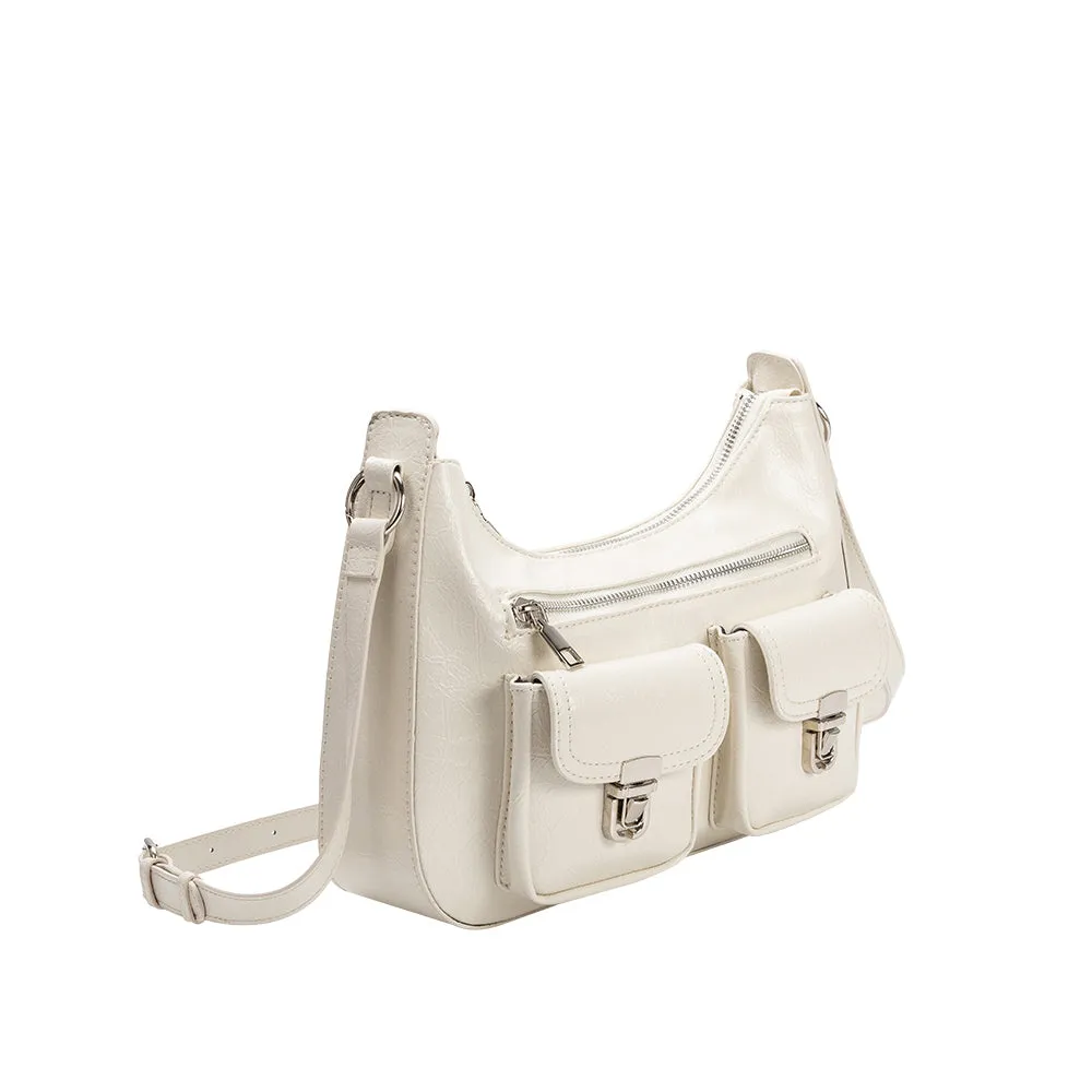 Fawn Bone Vegan Leather Shoulder Bag sold by Melie Bianco product image thumbnail 2