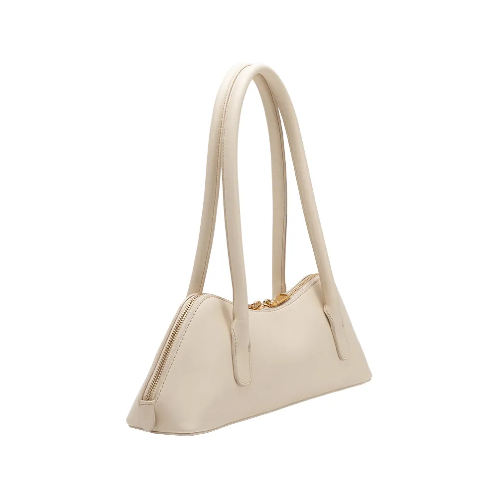 Dakota Ivory Recycled Vegan Shoulder Bag sold by Melie Bianco product image thumbnail 2