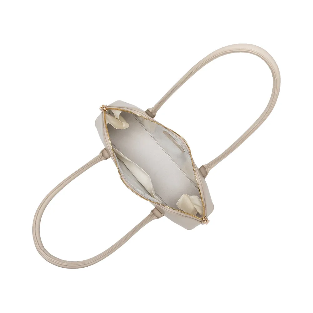 Dakota Ivory Recycled Vegan Shoulder Bag sold by Melie Bianco product image thumbnail 4