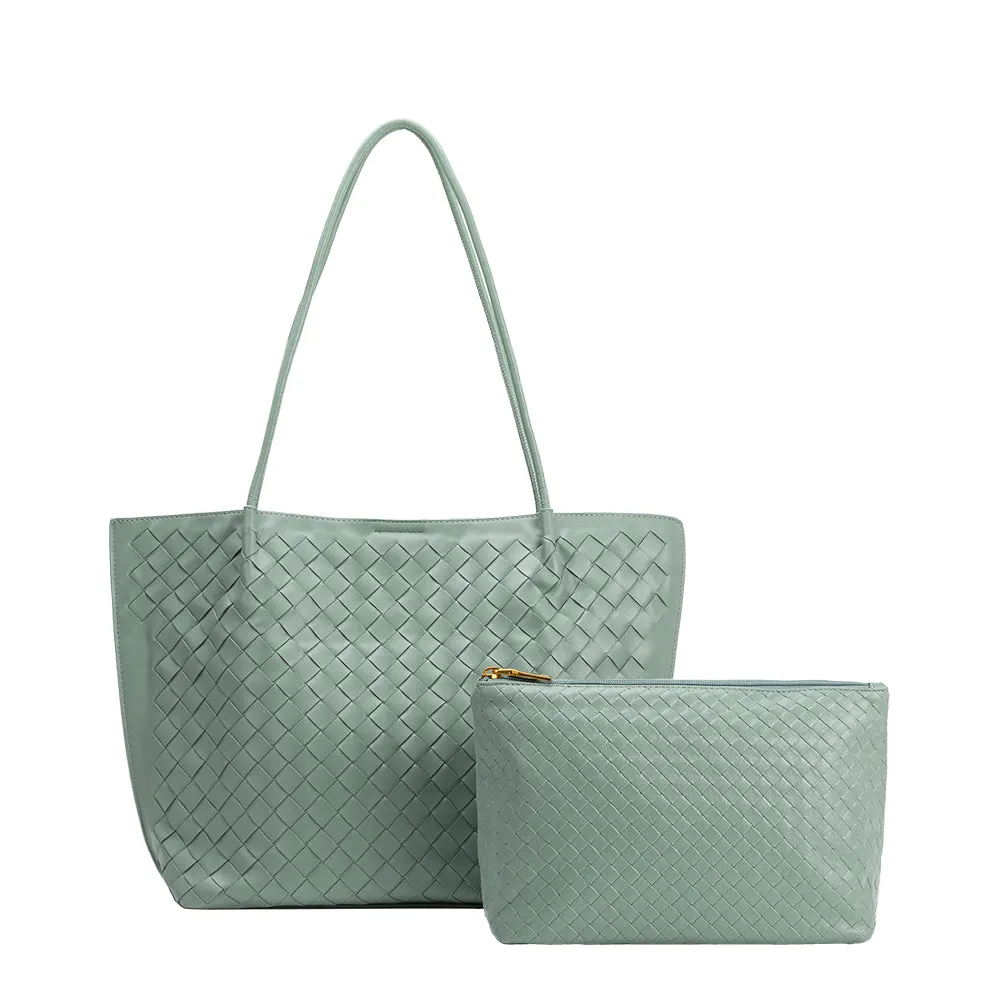 Victoria Sage Medium Recycled Vegan Tote Bag sold by Melie Bianco product image thumbnail 3