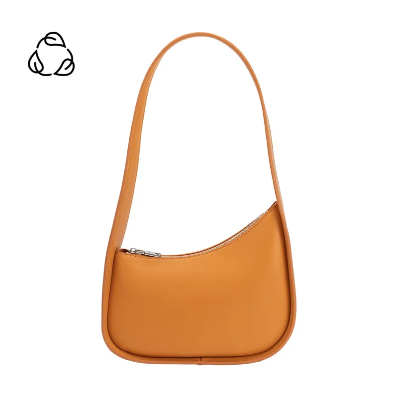 Willow Orange Recycled Vegan Shoulder Bag sold by Melie Bianco